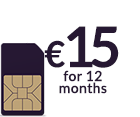 15 Euro For The First 12 Months, €15 Per Month For Life Thereafter