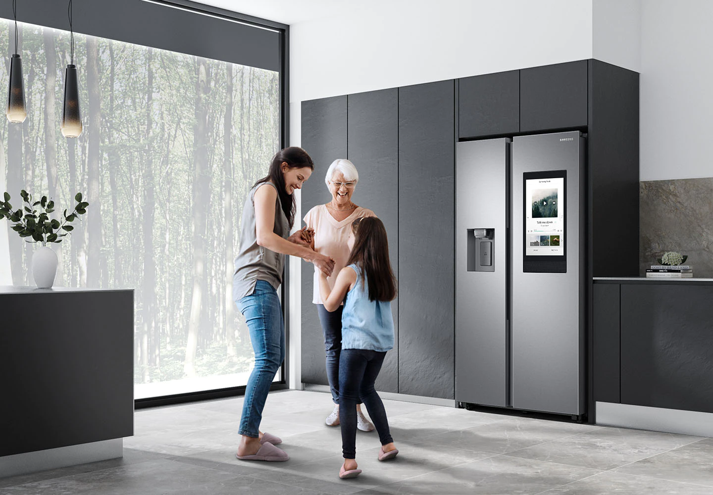 Samsung Family Hub RS6HA8891SL Review: A smart fridge freezer